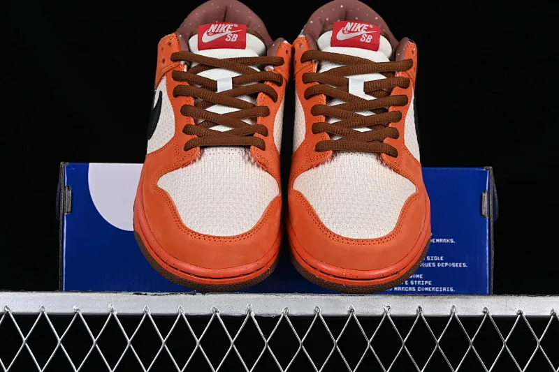 All Categories Nk SB Dunk Series Nk SB Dunk Low Low-top sneakers Pure original version NK SB Dunk Low "Un-Hemp" Orange hemp SB low-top casual sneakers 313170-101